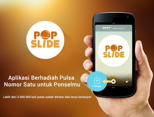 PopSlide Aplikasi Untuk Mendapatkan Pulsa Gratis Yang Terbukti Membayar