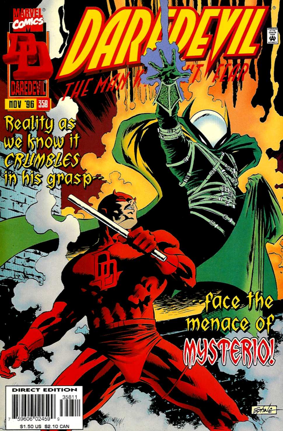 Read online Daredevil (1964) comic -  Issue #358 - 1