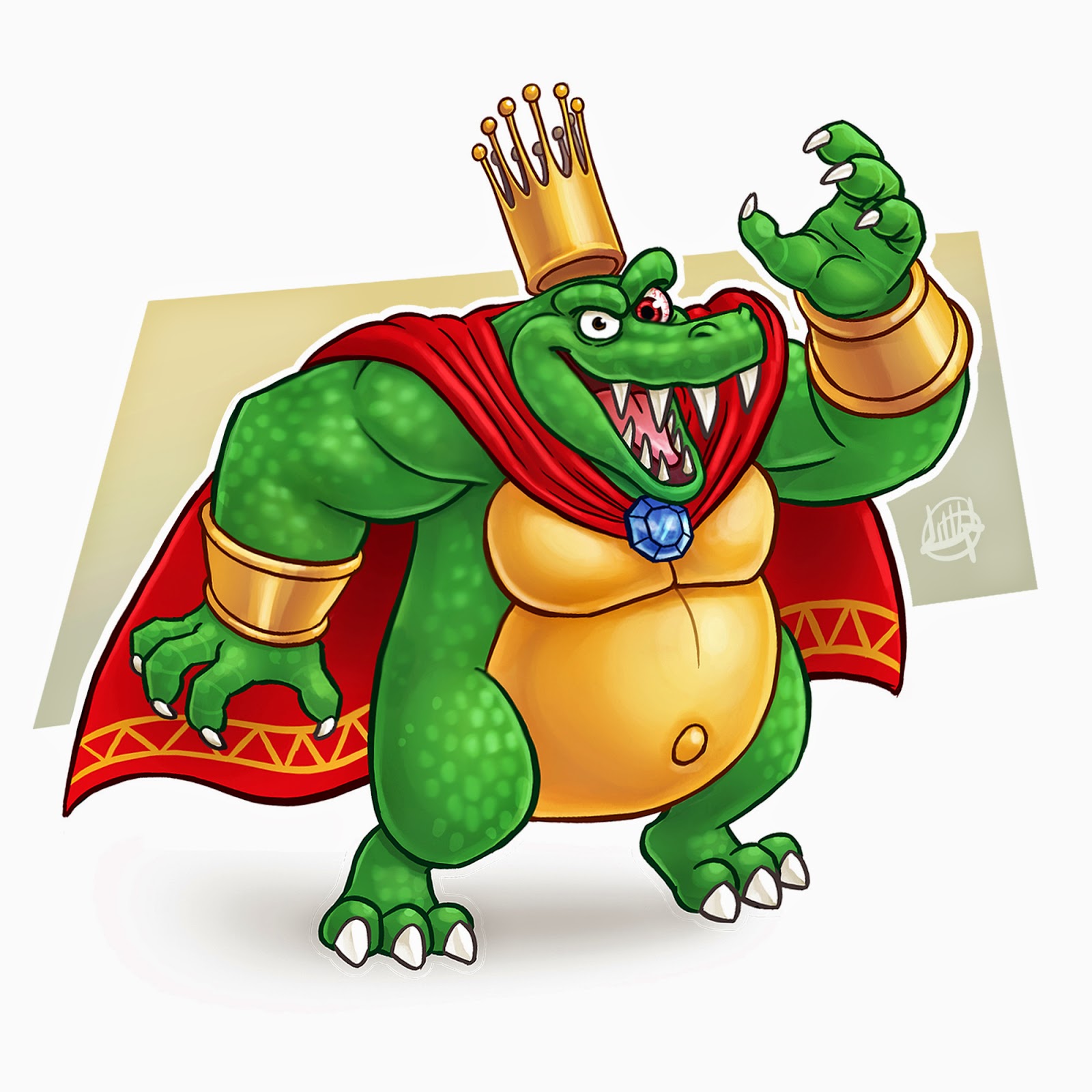 The art of Luigi Lucarelli: Day 17- King K. Rool