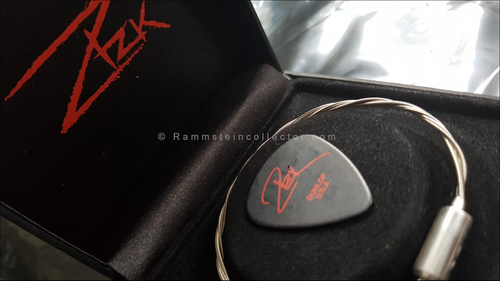 Richard Kruspe Guitar Bracelet Stockholm 2019 Rammstein Welcome To The Rammstein Collection By Rc