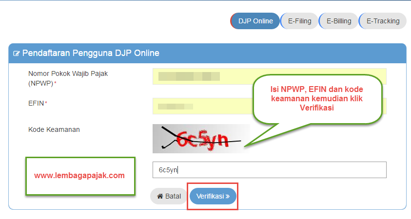 Cara Daftar Ebilling Pajak Laporan Pajak Online
