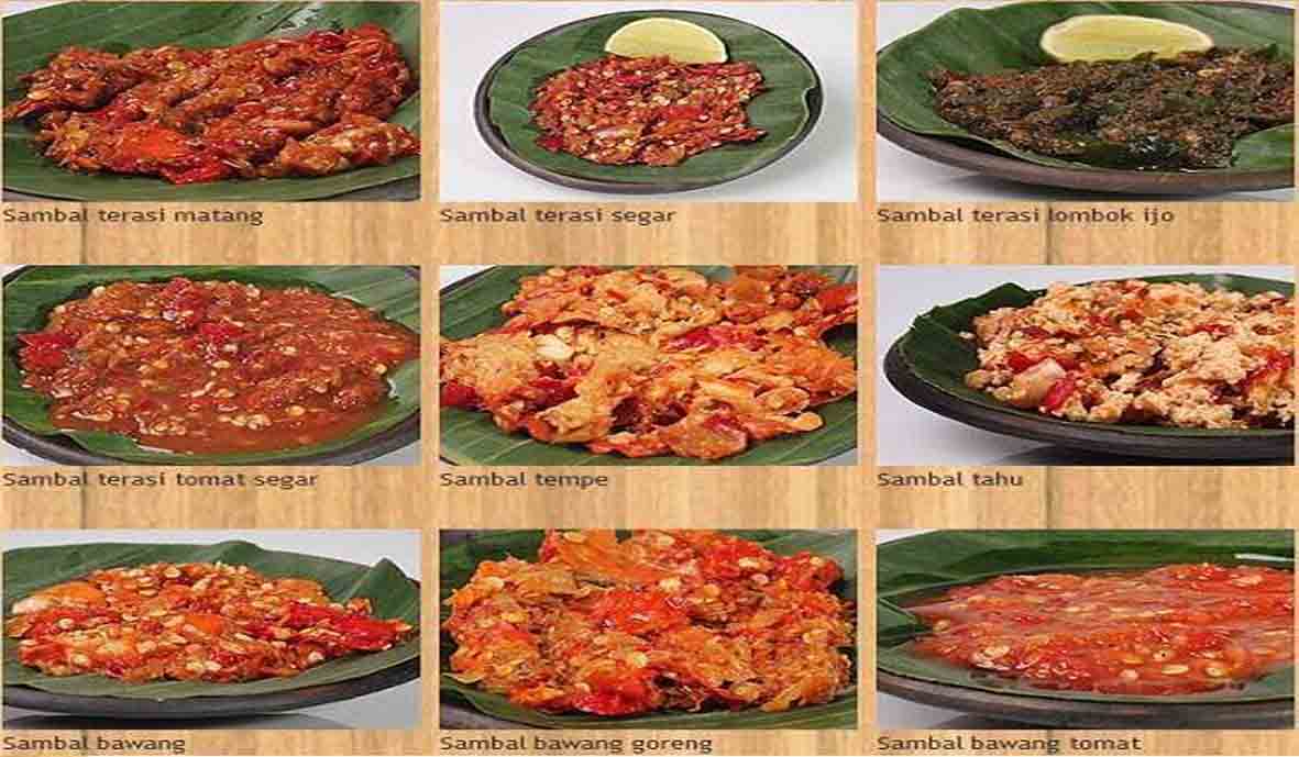 Sembilan Aneka Resep Sambal Pilihan Khas Nusantara Sembilan Aneka Resep Sambal Pilihan Khas Nusantara