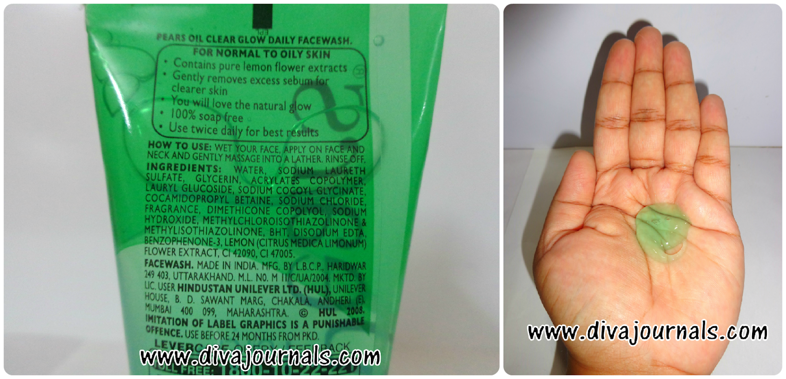 Pears Face washes Review Diva Journals