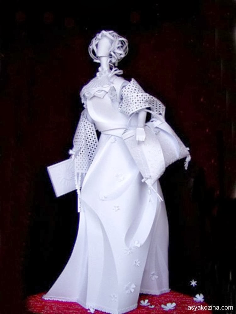 объемные куклы. куклы из бумагопластики. ася козина бумагопластика. бумагопластика платье. куклы бумага пластика.