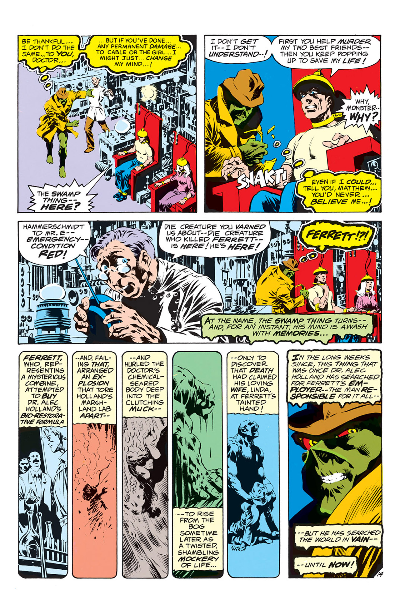 Read online Swamp Thing (1972) comic -  Issue #7 - 15