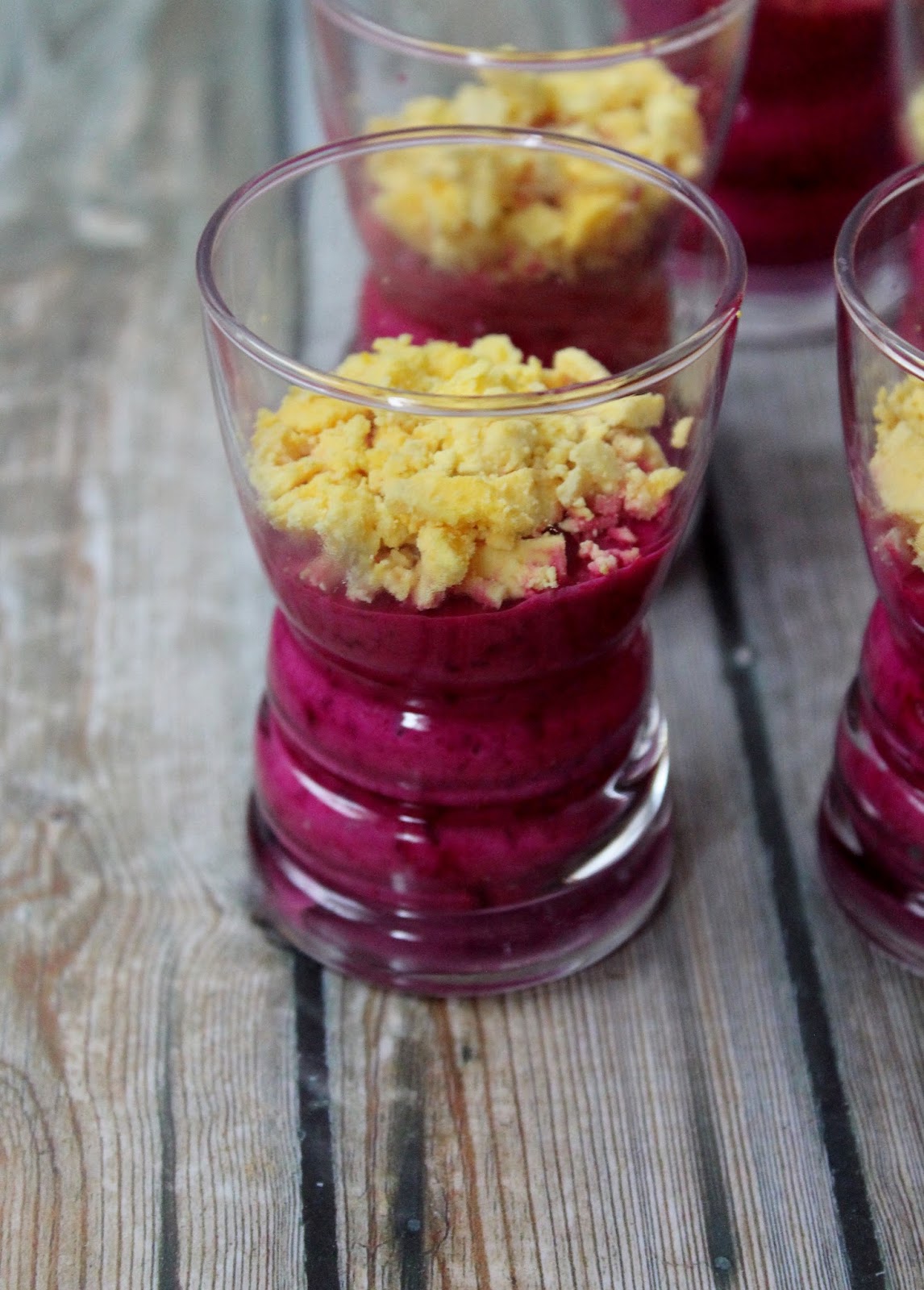 Verrines Thon & Betteraves