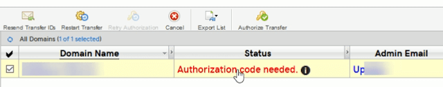 autherization code need click on it