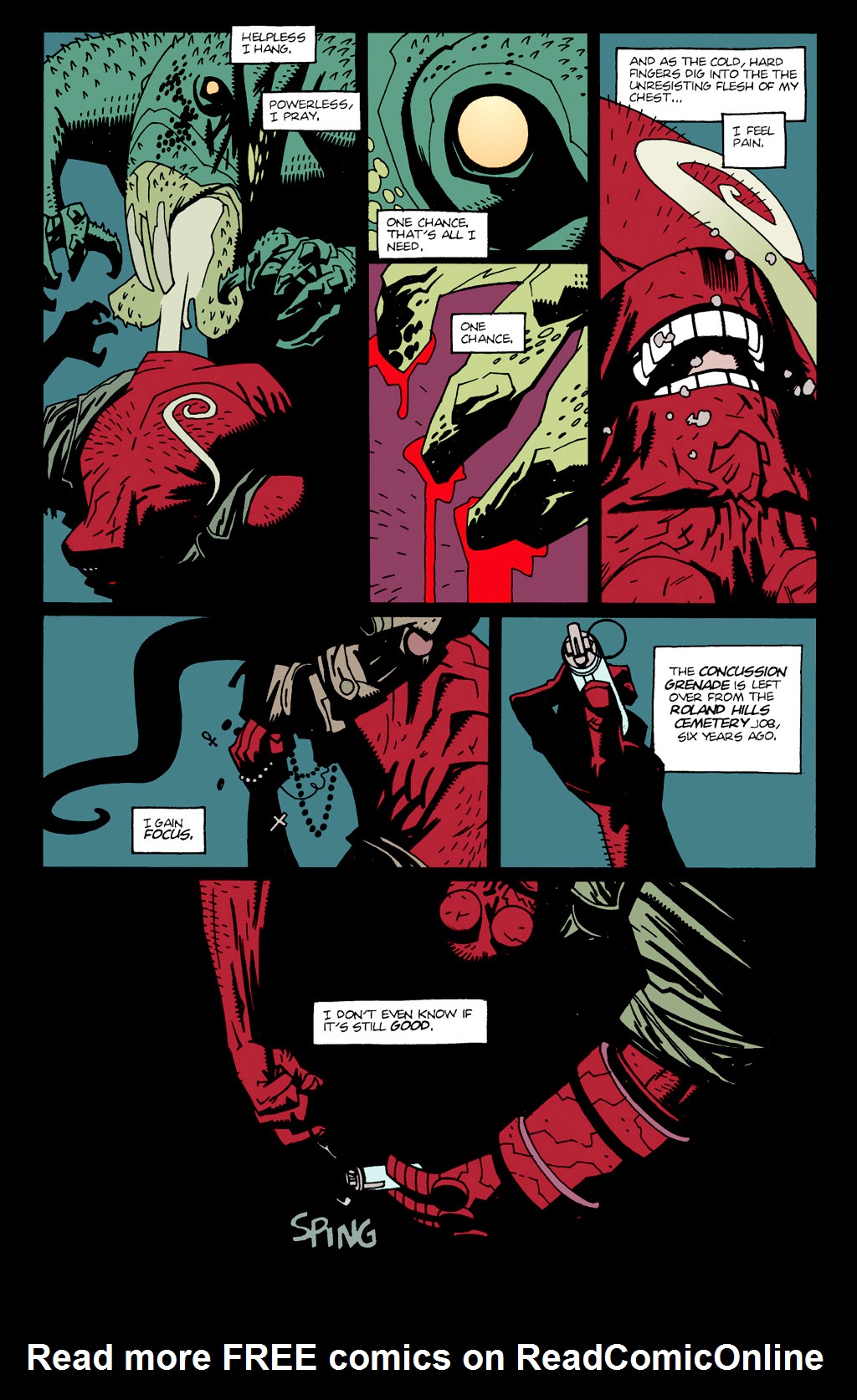 Read online Hellboy: Seed of Destruction comic -  Issue #4 - 6