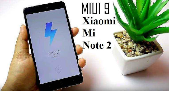 MIUI 9 Xiaomi Mi Note 2