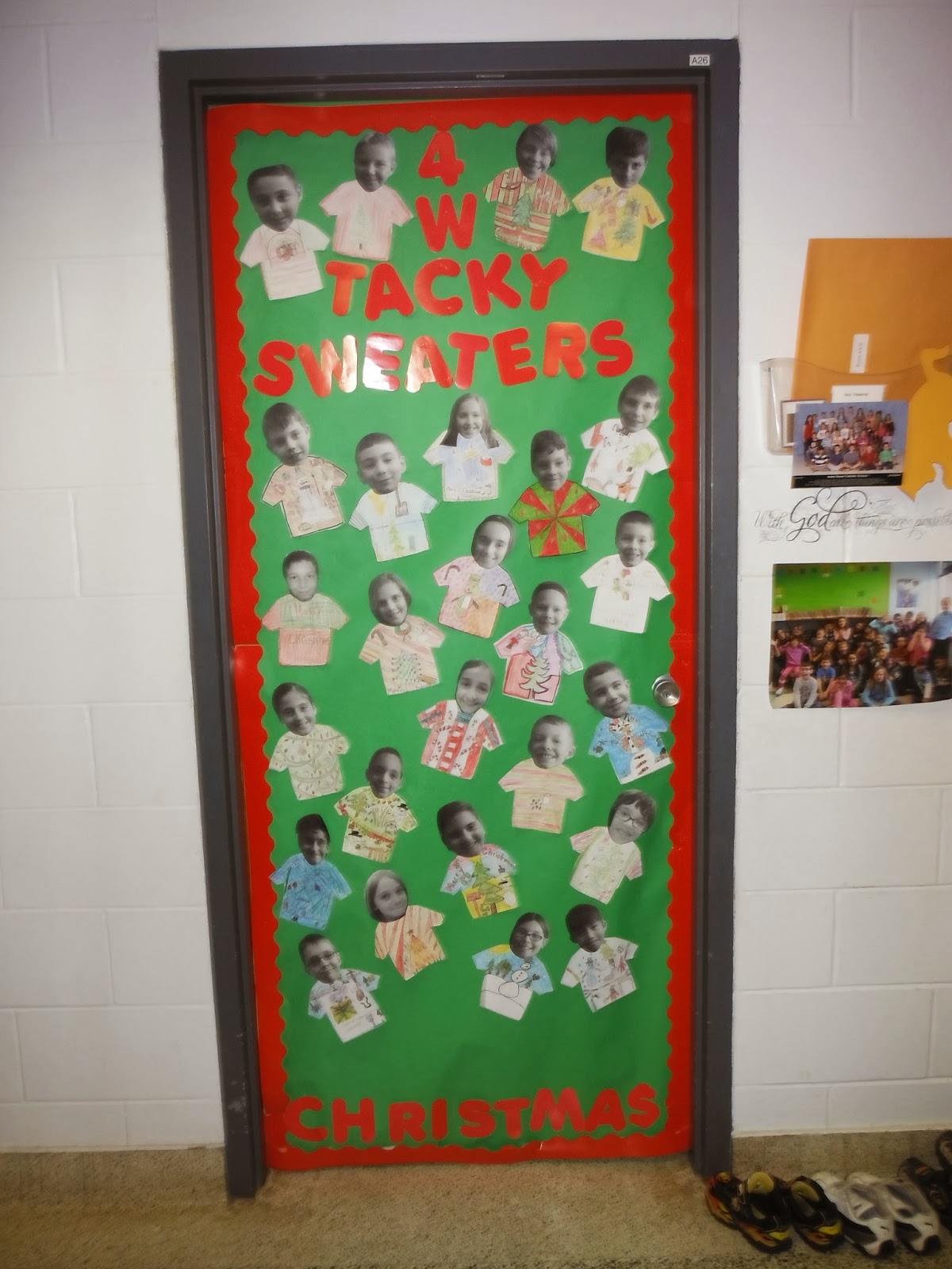 Notre Dame Catholic Elementary School News and Events Christmas Door
