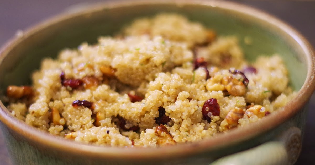 The Viking Chef Quinoa Salad with Candied Walnuts