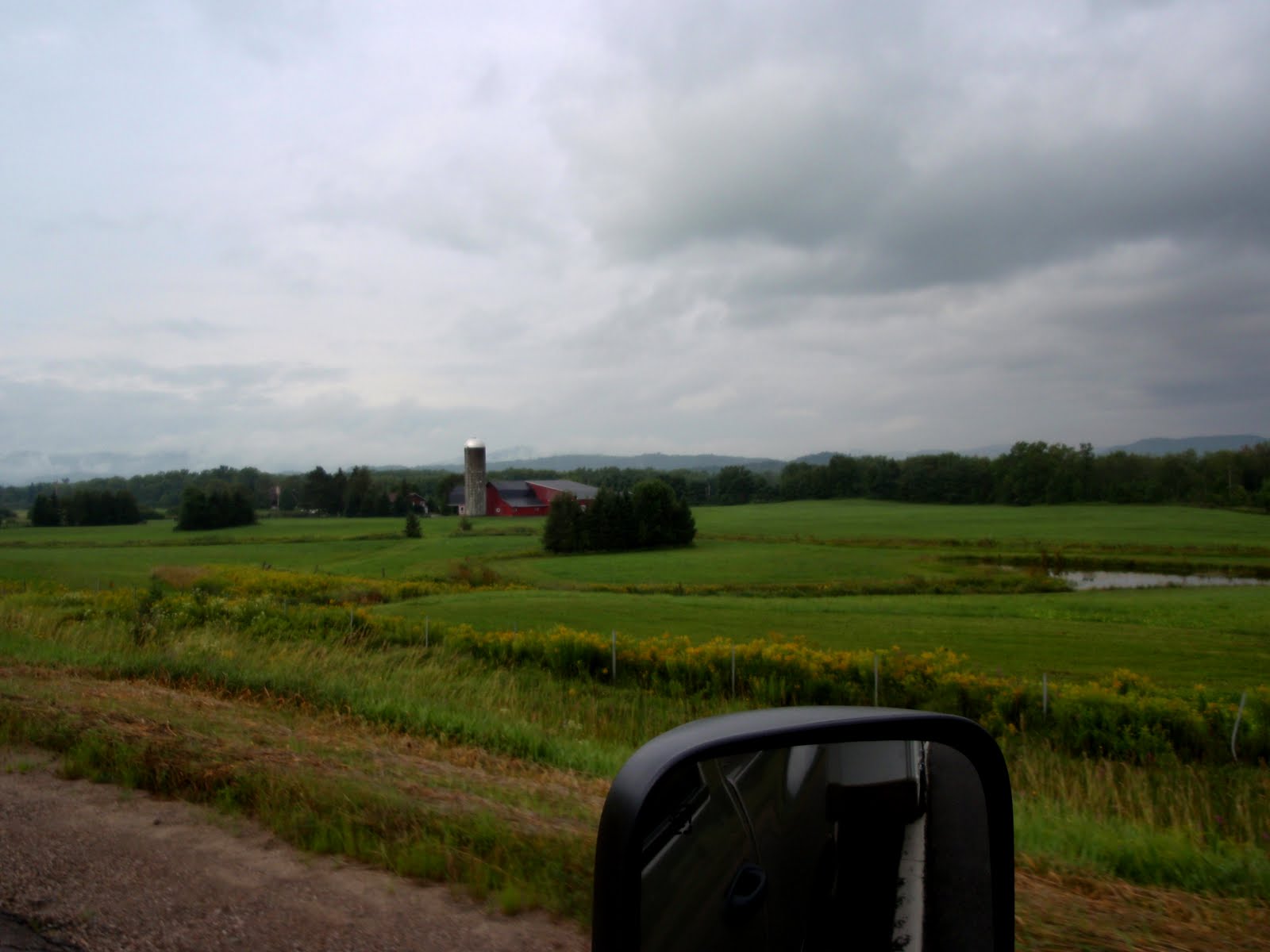 Farm fields close to Montreal