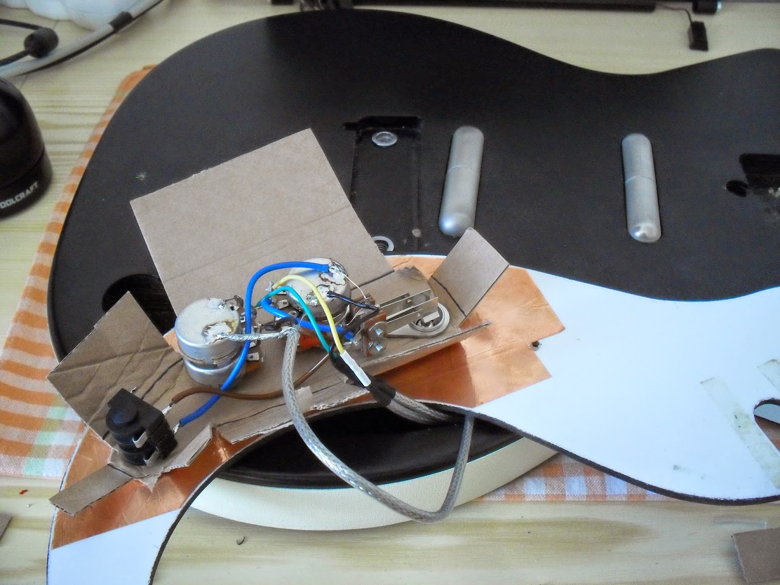 DIY electric guitar projects Danelectro shielding and stuff