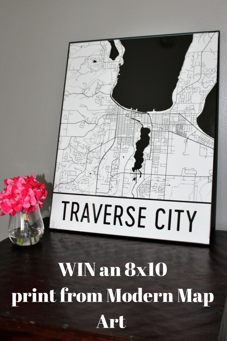 Mom Among Chaos Modern Map Art Review & Giveaway