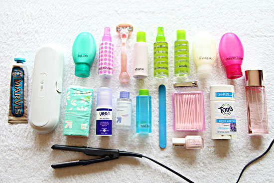 IHeart Organizing: Monthly Organizing Challenge: Traveling with Toiletries