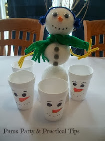 pictures of ideas for a snow day/snowman party