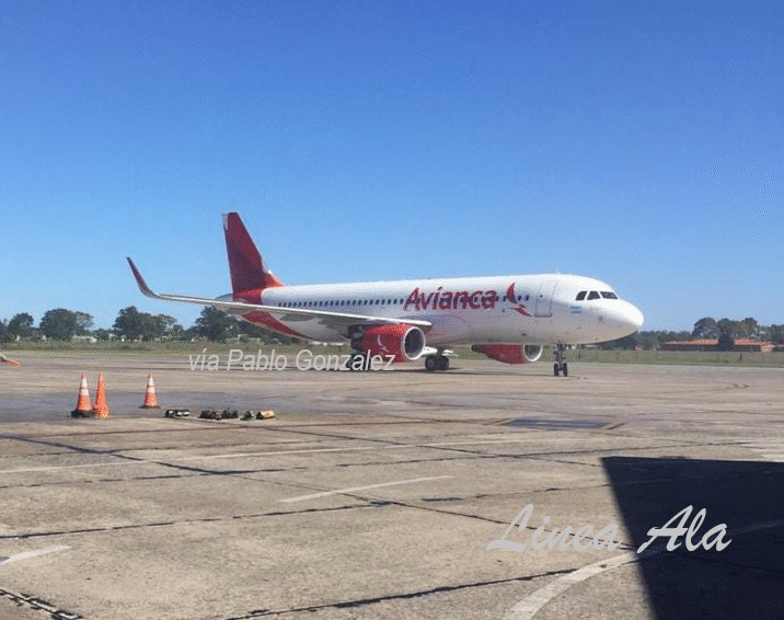 Linea ALA El A320 de Avianca Argentina comenzo a volar