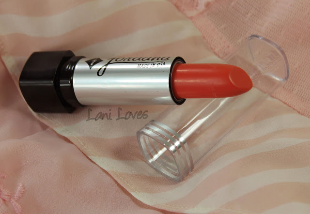 Jordana Apricot Glaze lipstick swatches & review