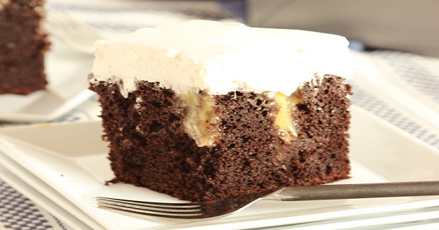 Chocolate Root Beer Float Poke Cake Recipe Chocolate Root Beer Float Poke Cake Recipe