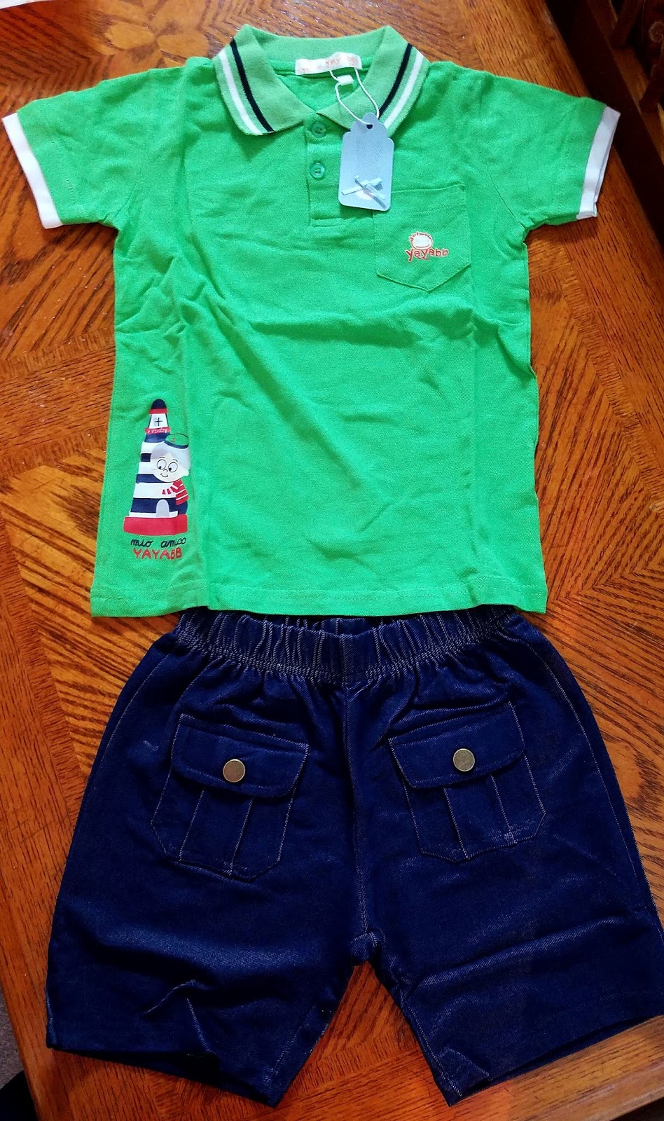 yayabb 2pc boys short set review Bridgette Kolesar Production