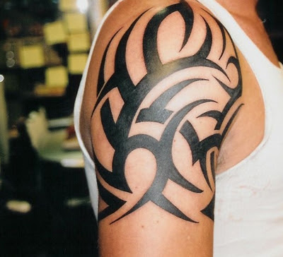 Simple Tribal Tattoo Shoulder