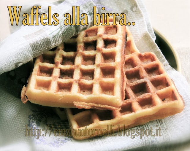 waffel alla birra e..  buona befana!