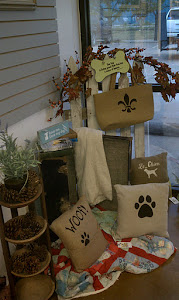 Stenciled Bags and Pillows
