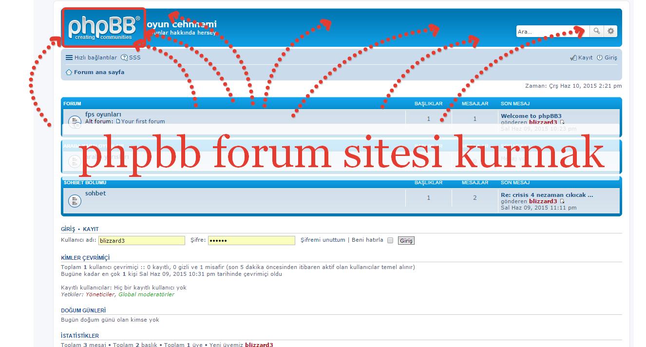 Phpbb Forum Sitesi Kurma Anlatimi Ve Ayarlari