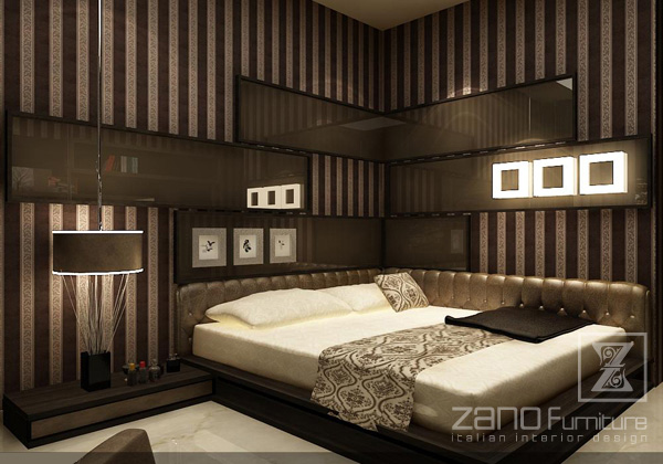 Thiết kế nội thất phòng ngủ căn hộ 1808R1 - Sai Gon Pearl