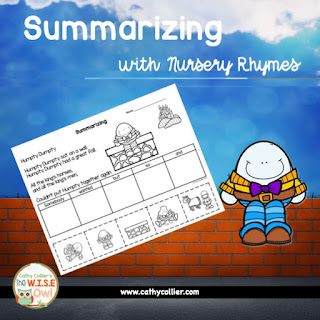 Early readers can learn to summarize with practice and supports. Using the SWBSA technique with Nursery Rhymes and Fairy Tales can offer such supports. Give them tools not excuses. Early readers can learn to summarize with practice and supports. Using the SWBSA technique with Nursery Rhymes and Fairy Tales can offer such supports. Give them tools not excuses.