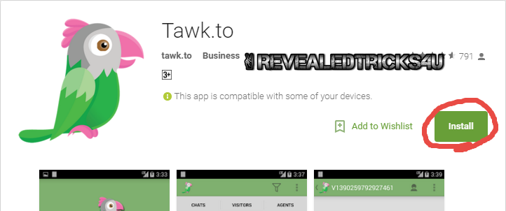 Live chat with your blog visitors right from your android