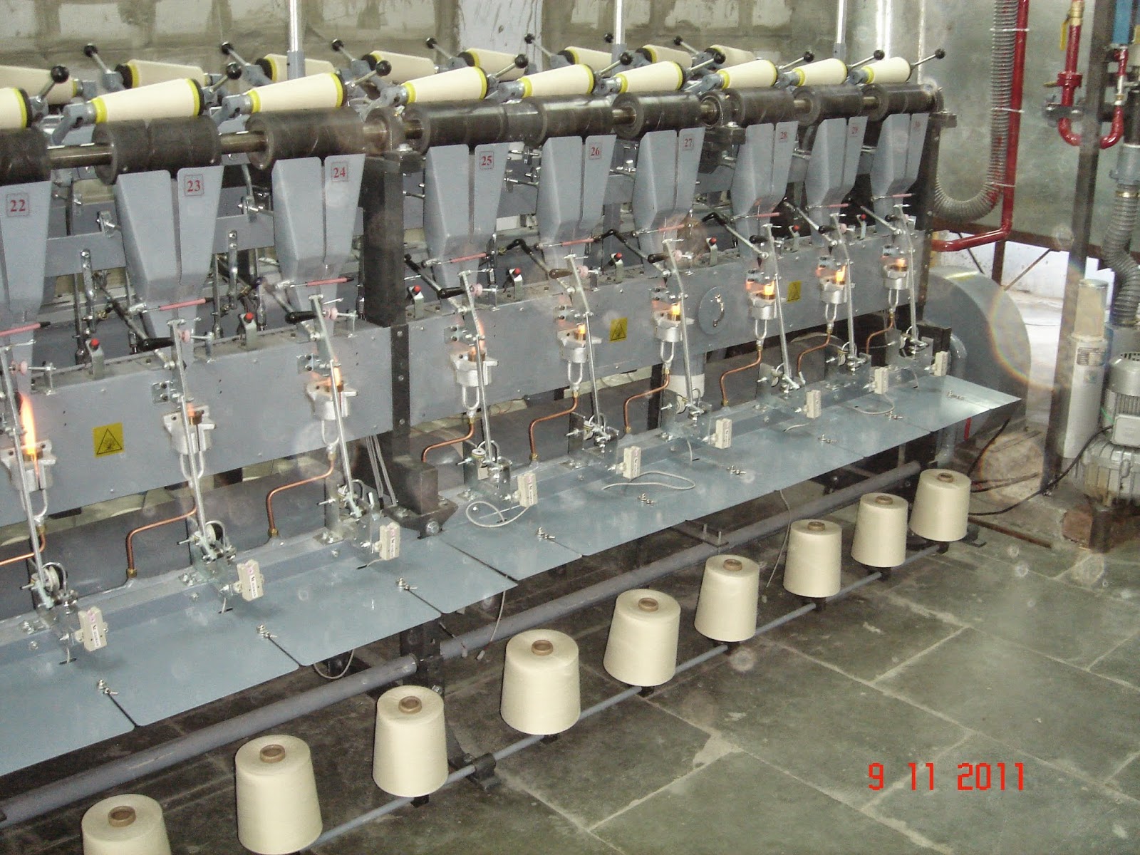 GAS YARN SINGEING MACHINE GASSING MACHINE November 2014