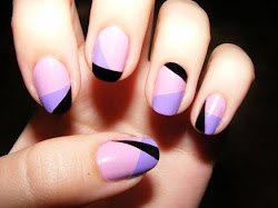 nail blocking lovely block polish nails designs colors colour colours colorful easy tape pattern