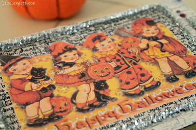 Vintage Insprired Halloween Keepsake Box