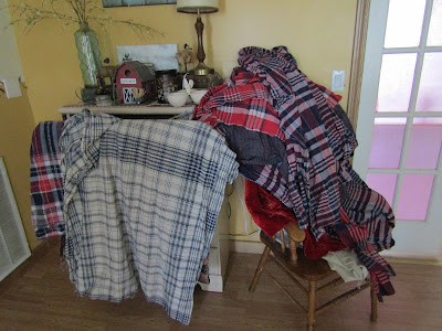 Plaid fabric gifted www.sewplus.blogspot.com