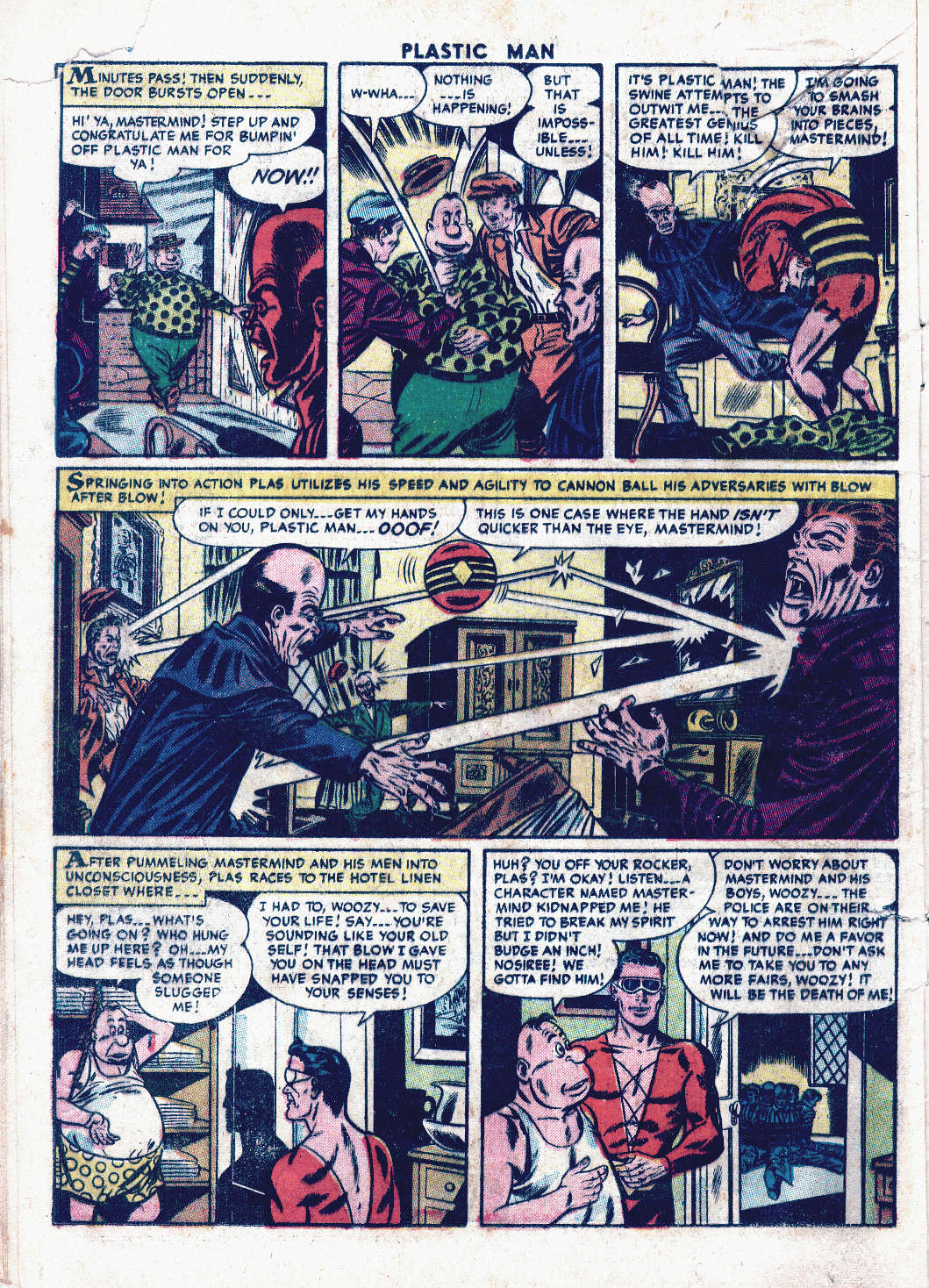 Read online Plastic Man (1943) comic -  Issue #49 - 12