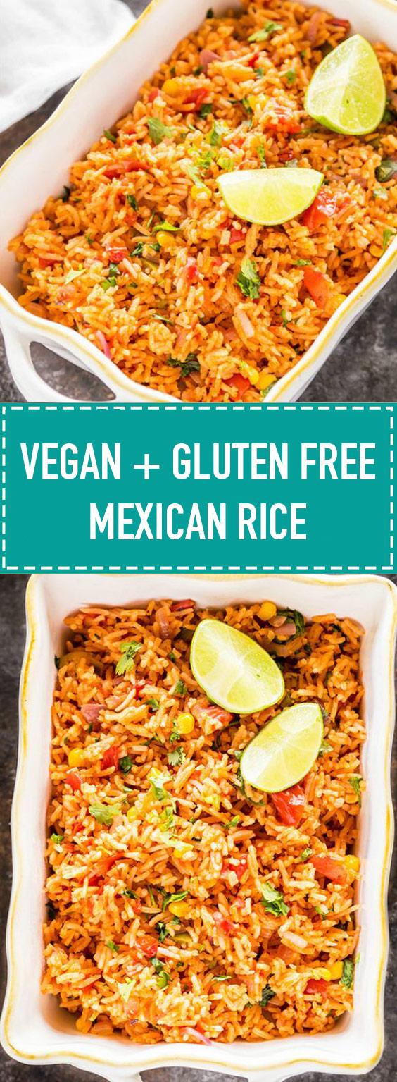Vegan + Gluten Free Mexican Rice