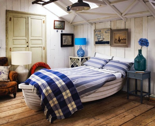 Nautical bedroom decor