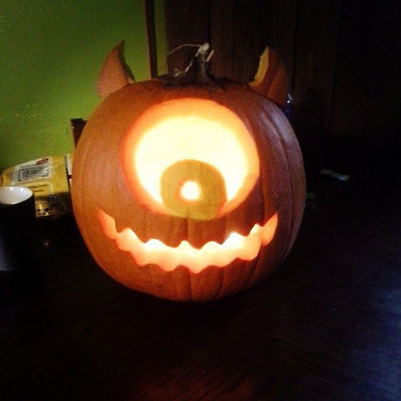 pumpkin template monsters inc
 Creative Pumpkin Carving Ideas- Emma | Two Dorks With a Blog