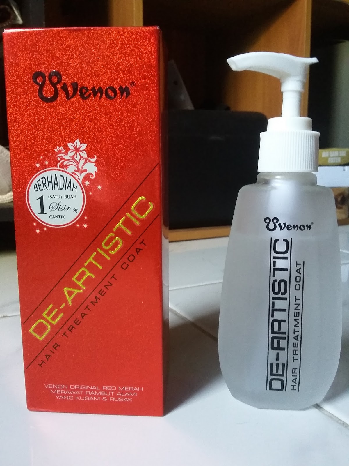 LadyDiana's Blog: Yole's Review | Vitamin Rambut Venon De-artistic Hair