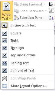 Wahana Edukasi Microsoft Word Dalam Penggunaan Wrap Text