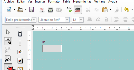 LibreOffice Base - Casilla de verificación | Aplicaciones de Libre Uso