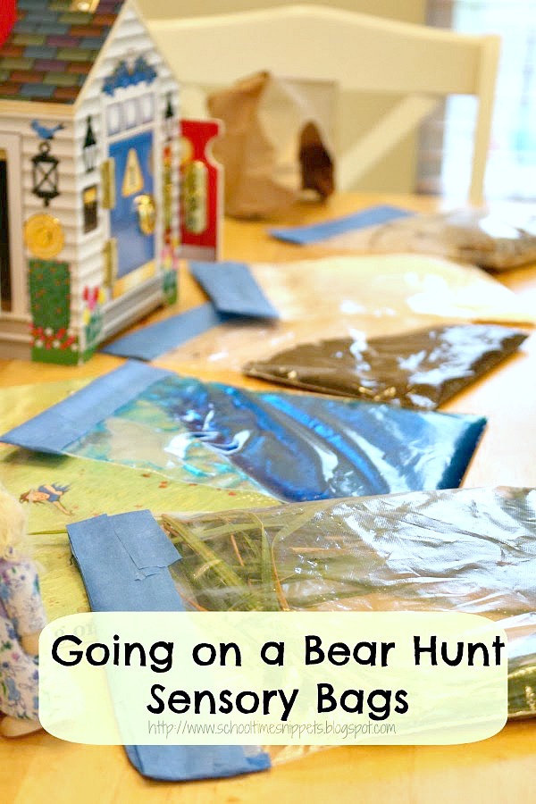 Bear Hunt Sensory Bags