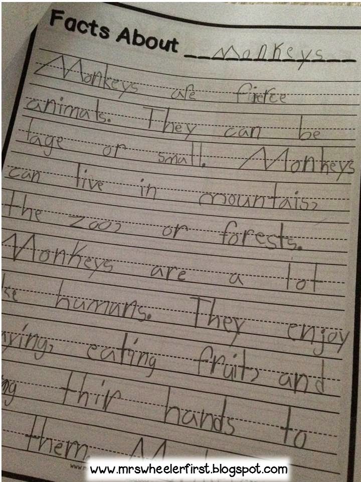 Mrs. Wheeler's First Grade Tidbits: All About Writing