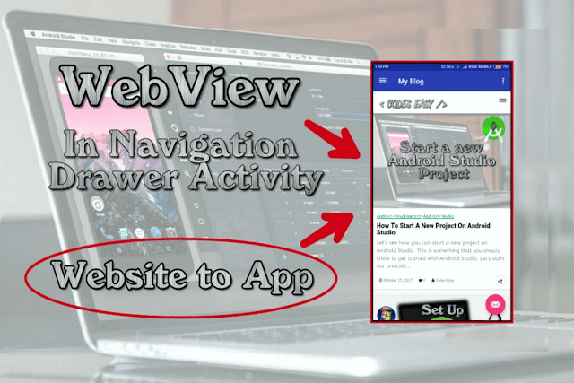 Implement WebView To Navigation Drawer Activity