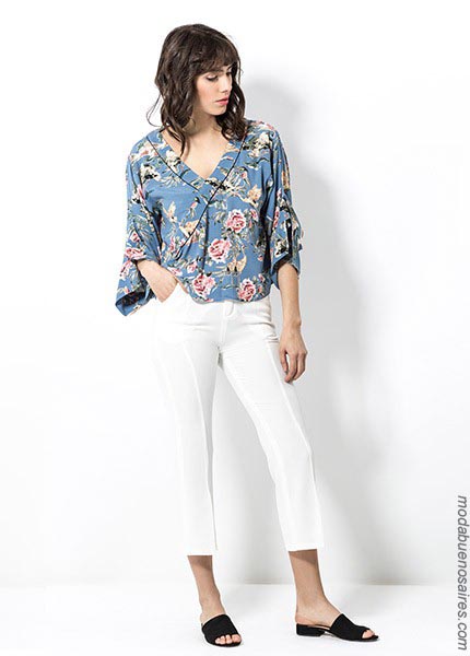 blusas de moda 2019 primavera verano