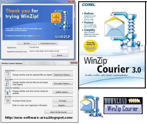 winzip courier download