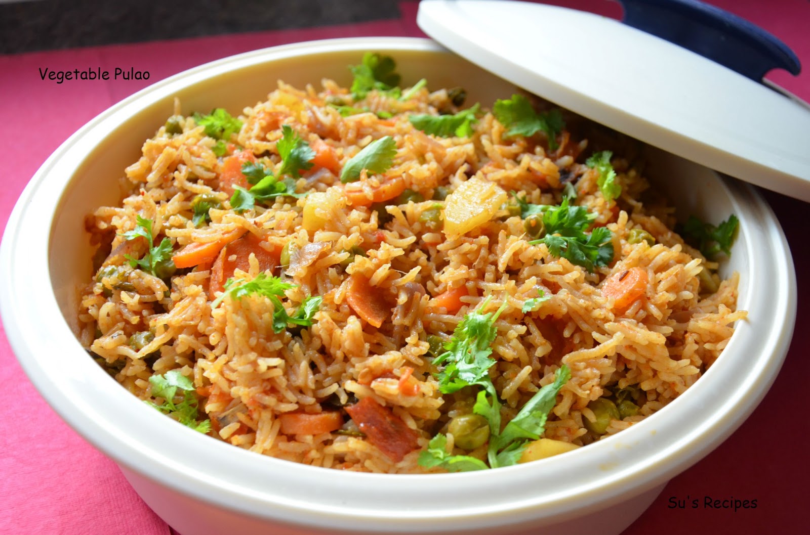 Su's Recipes Vegetable Pulao
