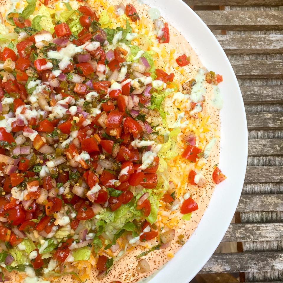 Haute + Heirloom Saturday Down South Creamy Taco Dip with TacoRanch