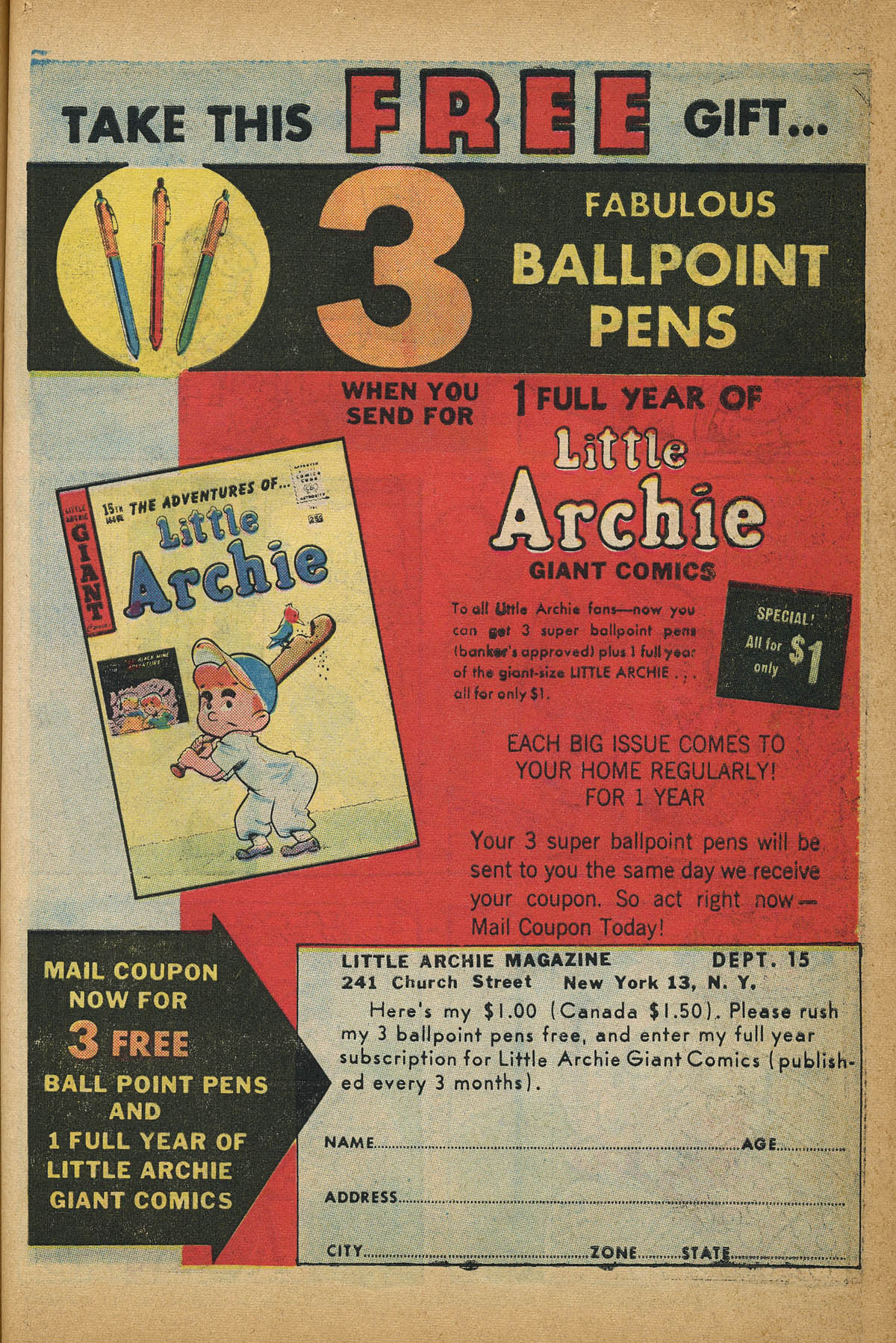 Read online The Adventures of Little Archie comic -  Issue #15 - 59